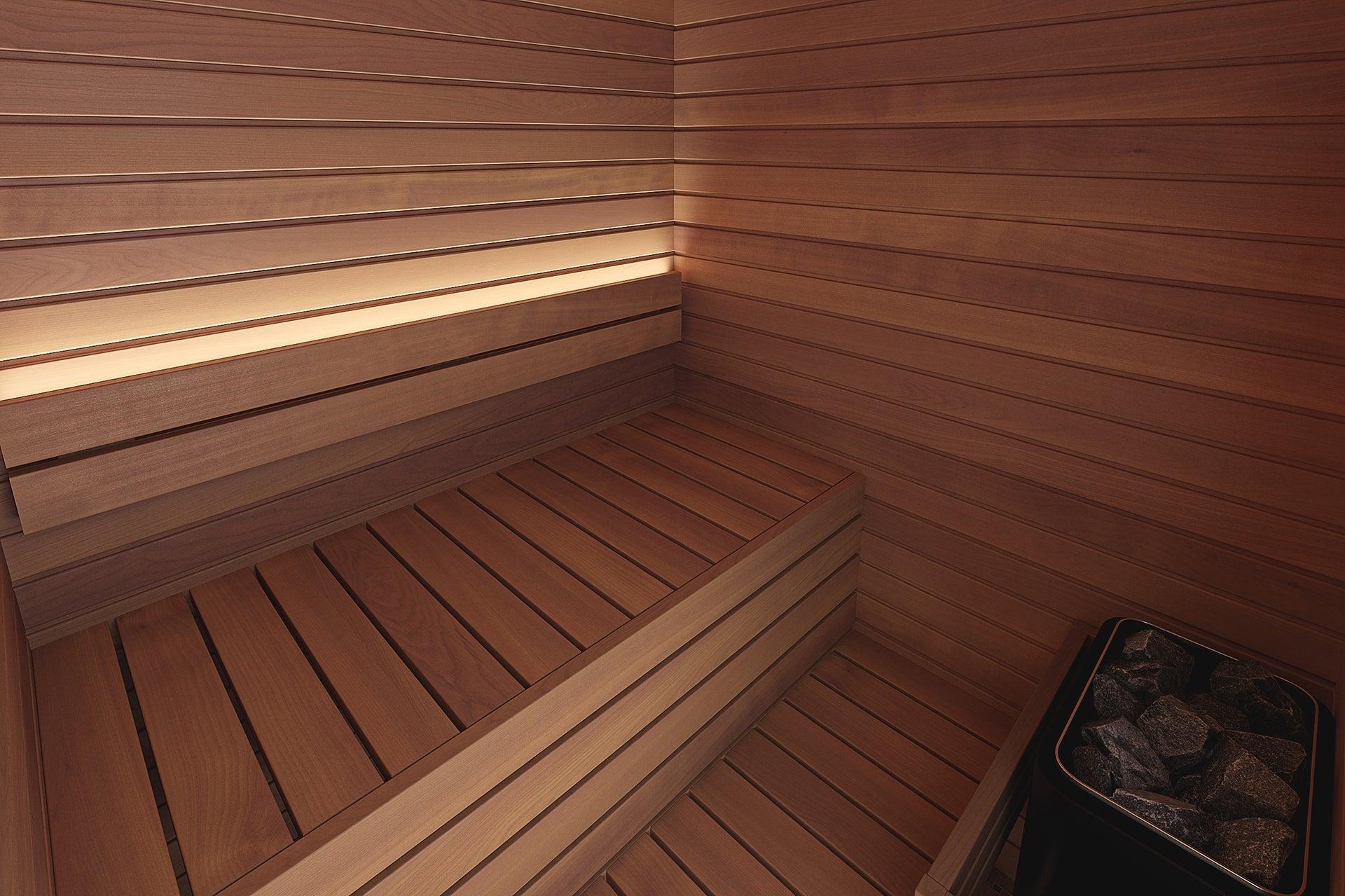 Retails- Auroom Cala Glass Cabin Sauna Kit