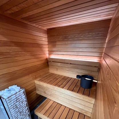 Retails- Auroom Cala Glass Cabin Sauna Kit