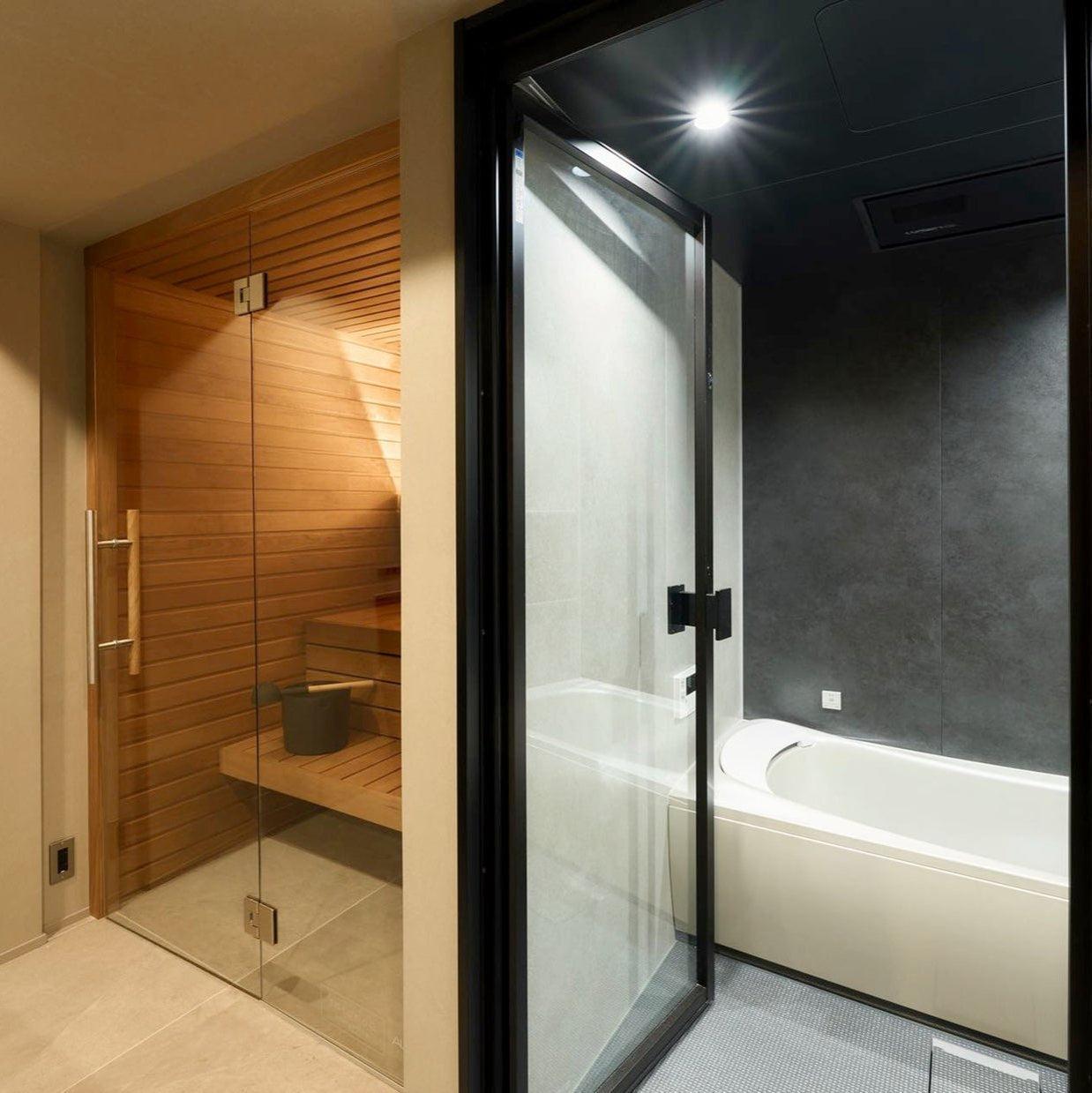 Retails- Auroom Cala Glass Cabin Sauna Kit