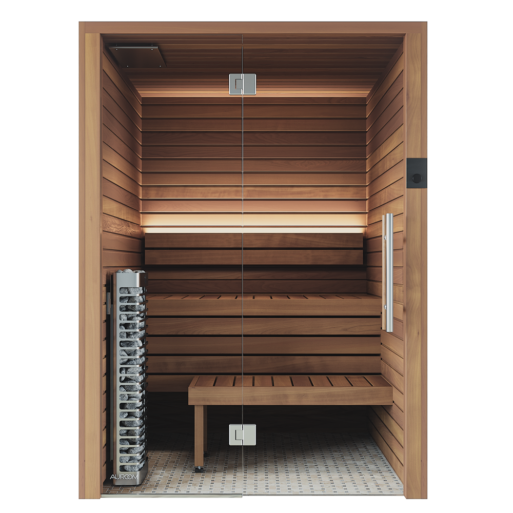 Retails- Auroom Cala Glass Cabin Sauna Kit