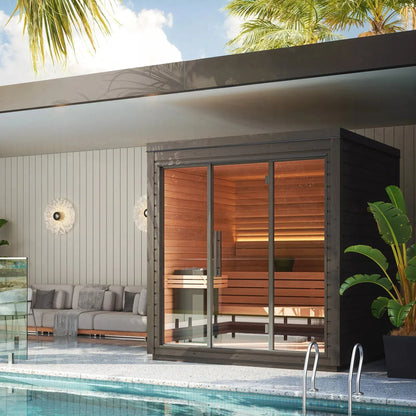 Retails- Auroom Mira L Outdoor Cabin Sauna Kit