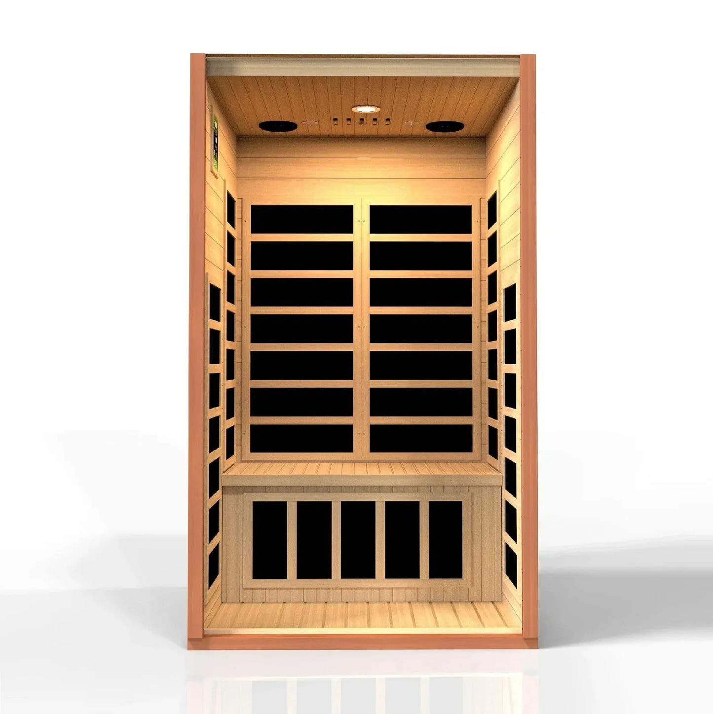Retails- Dynamic "Avila" 1-2-person Low EMF FAR Infrared Sauna DYN-6103-01