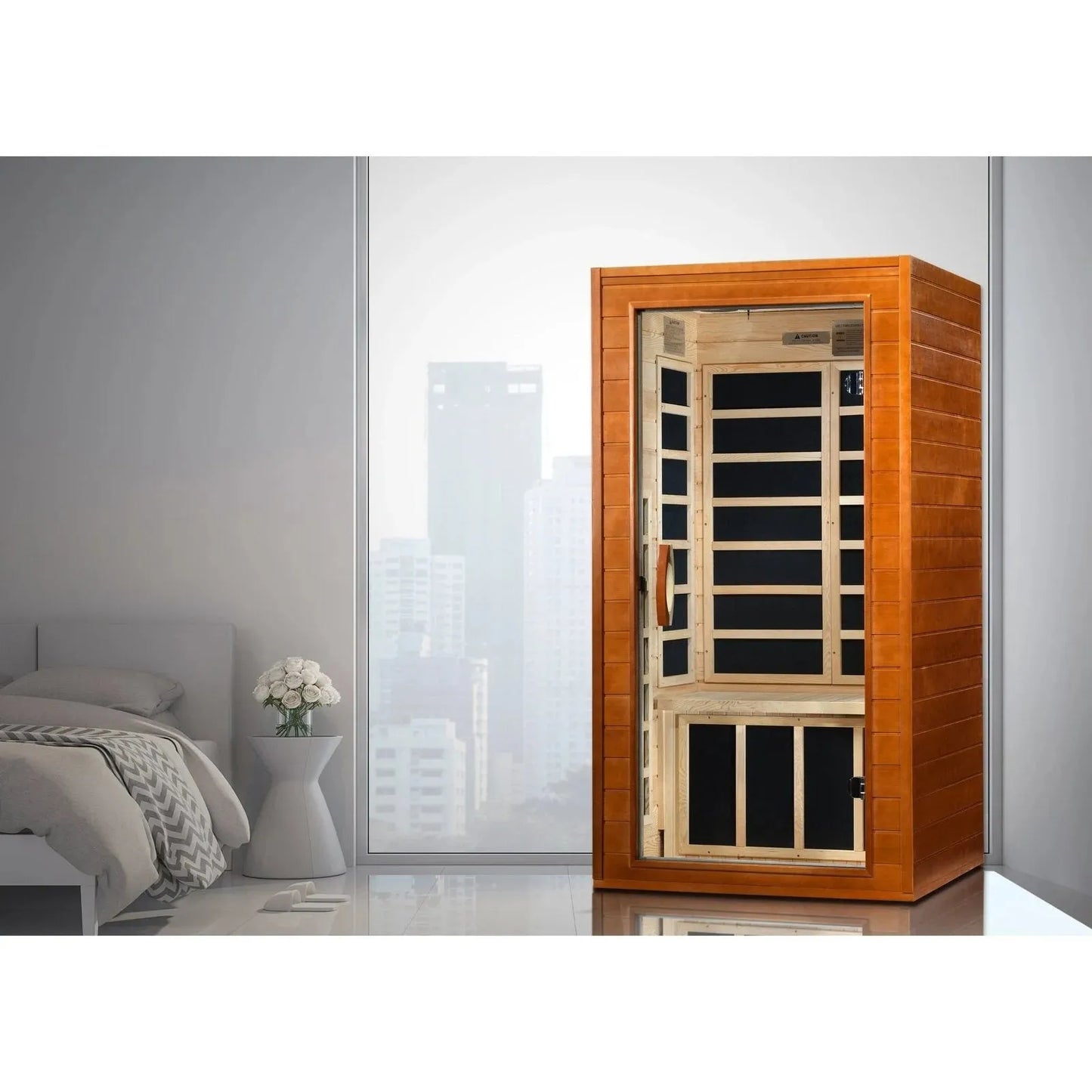 Retails- Dynamic Avila Elite 1-2-person Ultra Low EMF FAR Infrared Sauna - DYN-6103-01 Elite
