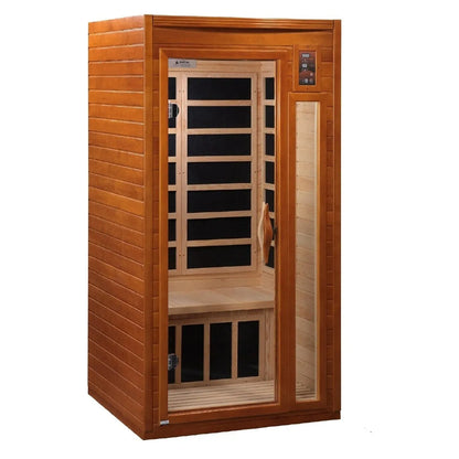 Retails- Dynamic Barcelona Elite 1-2-person Ultra Low EMF FAR Infrared Sauna - DYN-6106-01 Elite