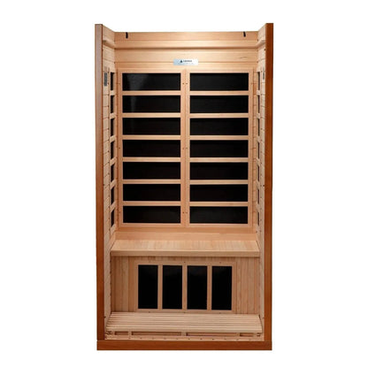Retails- Dynamic Barcelona Elite 1-2-person Ultra Low EMF FAR Infrared Sauna - DYN-6106-01 Elite