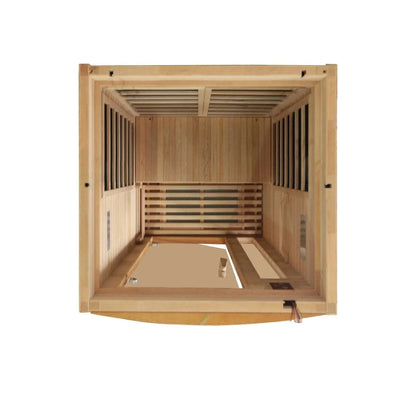 Retails- Dynamic Barcelona Elite 1-2-person Ultra Low EMF FAR Infrared Sauna - DYN-6106-01 Elite