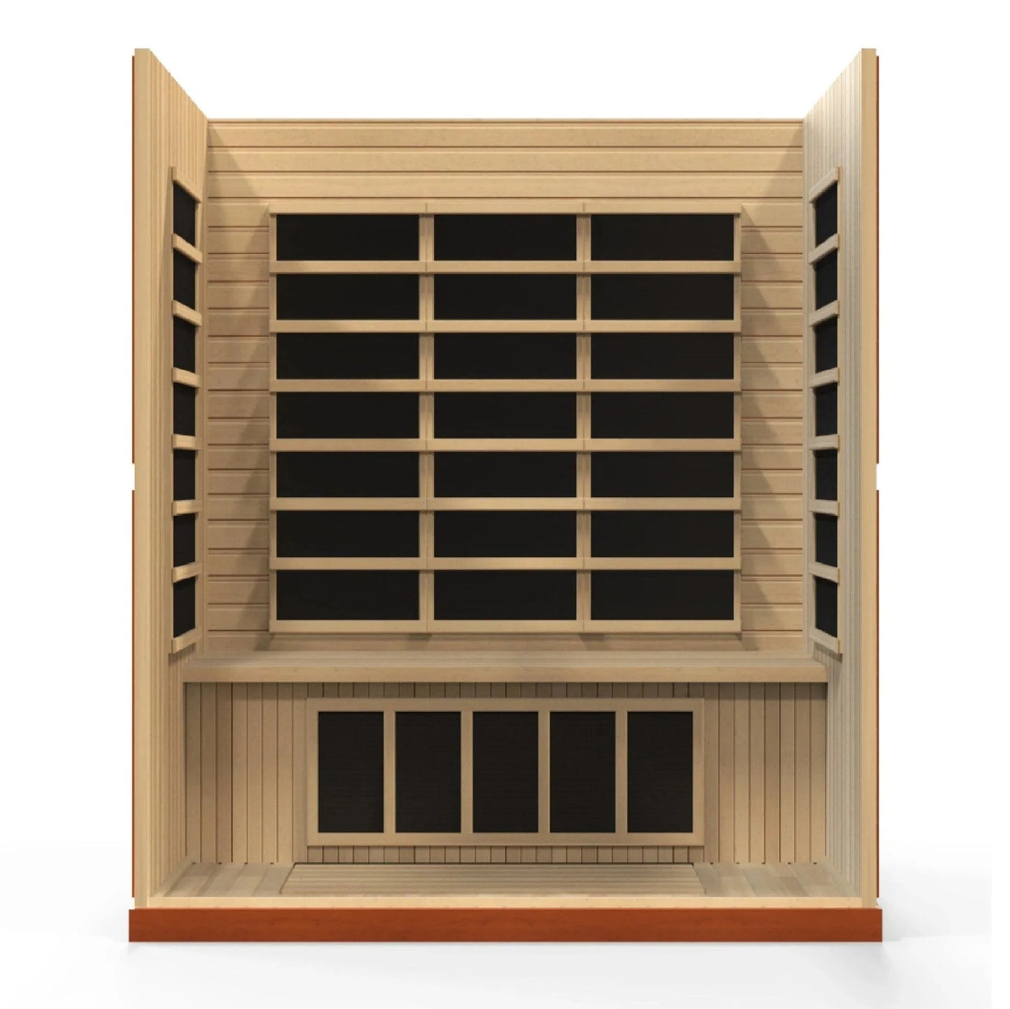 Retails- Dynamic "Bergamo" 4-person Low EMF FAR Infrared Sauna DYN-6440-01
