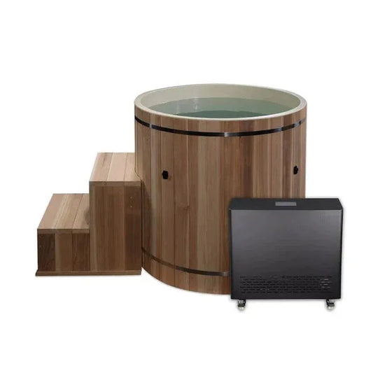 Retails- Dynamic Cold Therapy PVC Barrel Cold Plunge