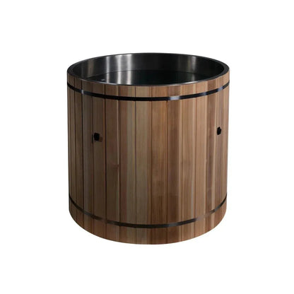 Retails- Dynamic Cold Therapy Stainless Steel Plunge Tub with Pacific Cedar