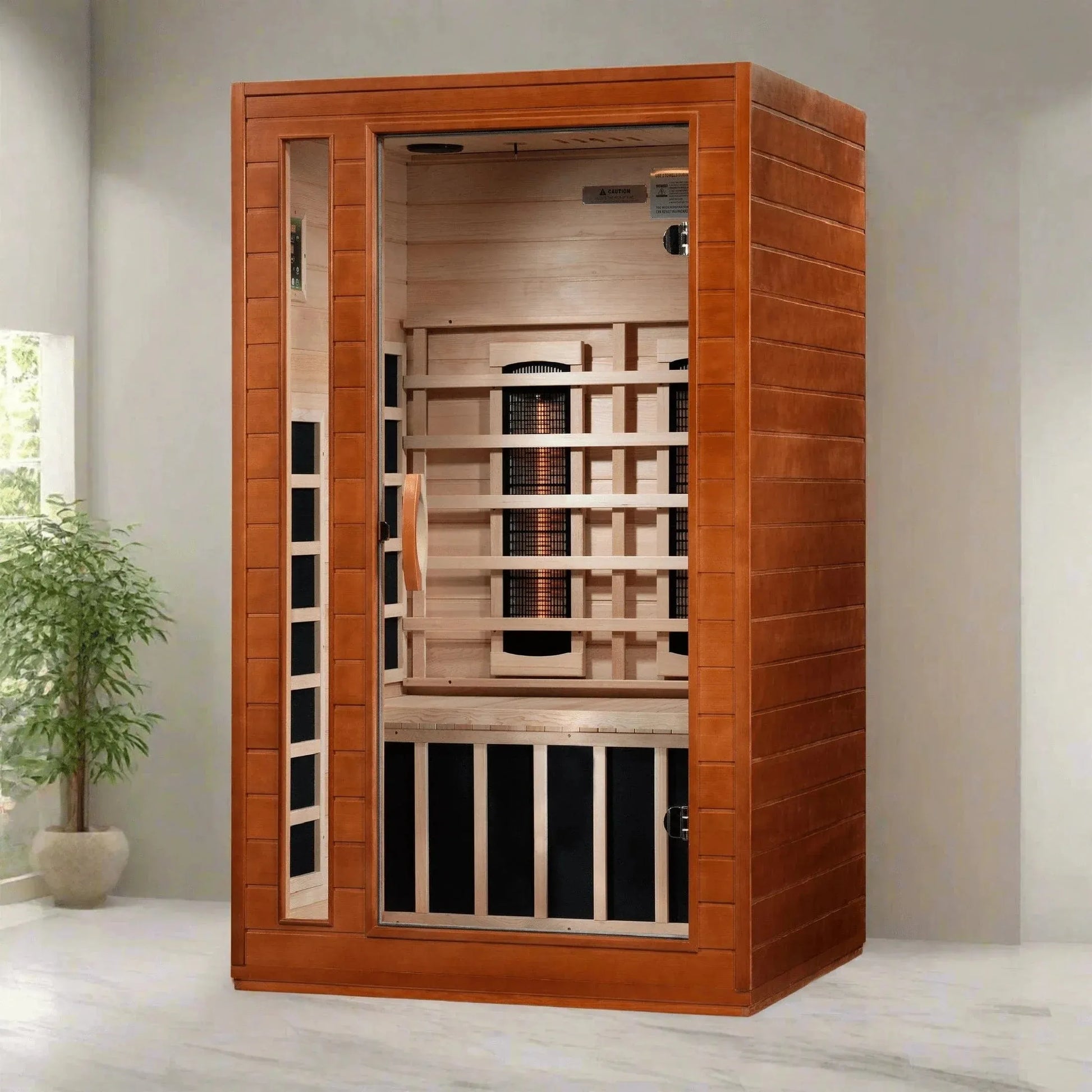 Retails- Dynamic "Cordoba" 2-Person Full Spectrum Near Zero EMF FAR Infrared Sauna DYN-6203-02 FS