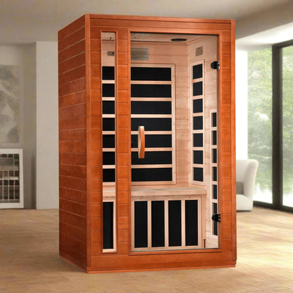 Retails- Dynamic "Cordoba" 2-person Low EMF FAR Infrared Sauna - DYN-6203-01