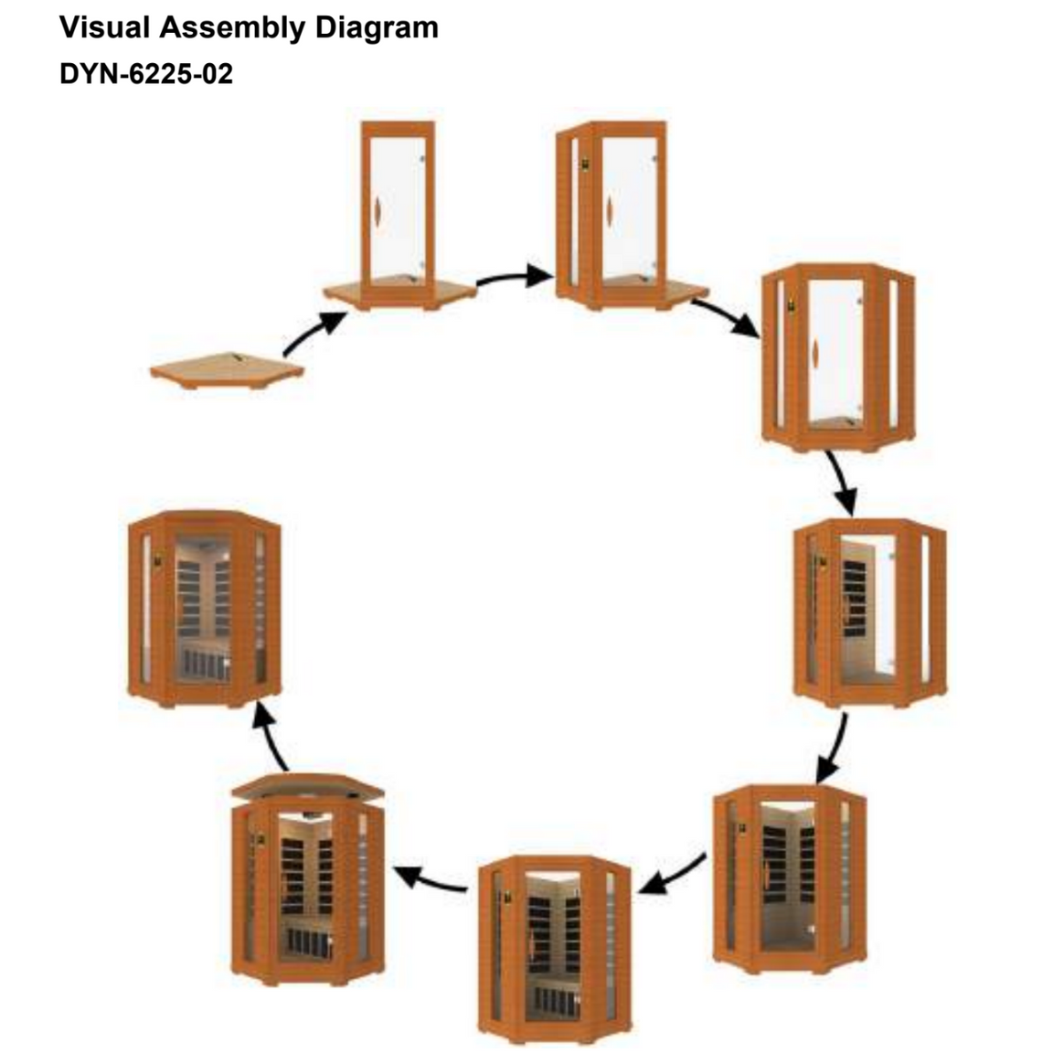 Retails- Dynamic "Heming" 2-person Corner Low EMF FAR Infrared Sauna - DYN-6225-02