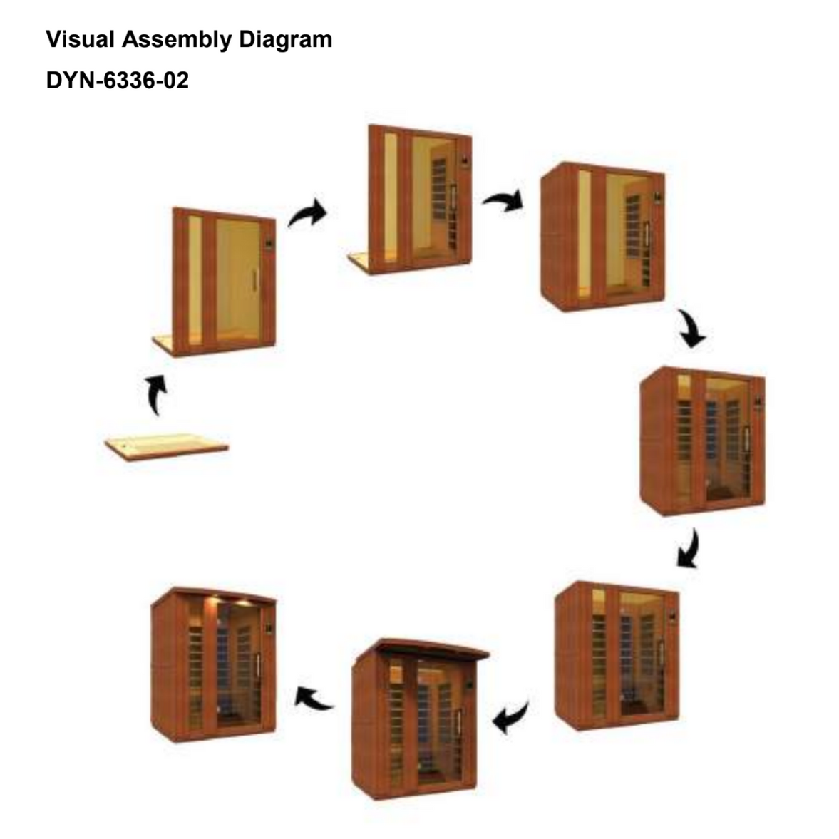 Retails- Dynamic Lugano 3-person Ultra Low EMF FAR Infrared Sauna - DYN-6336-02 Elite
