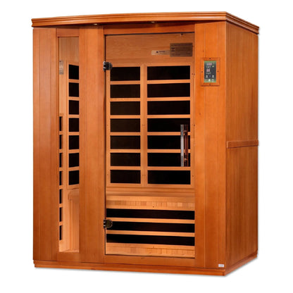 Retails- Dynamic Lugano 3-person Ultra Low EMF FAR Infrared Sauna - DYN-6336-02 Elite