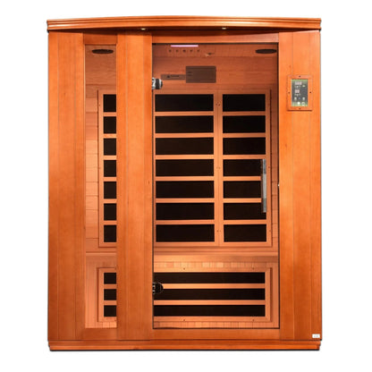 Retails- Dynamic Lugano 3-person Ultra Low EMF FAR Infrared Sauna - DYN-6336-02 Elite