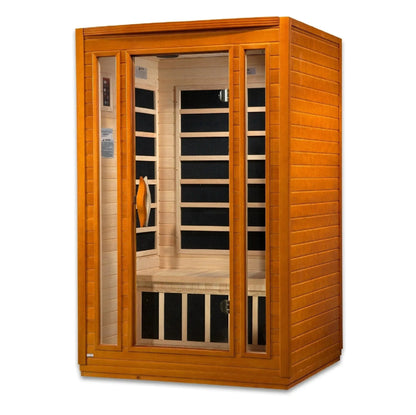 Retails- Dynamic "San Marino" 2-person Low EMF FAR Infrared Sauna DYN-6206-01