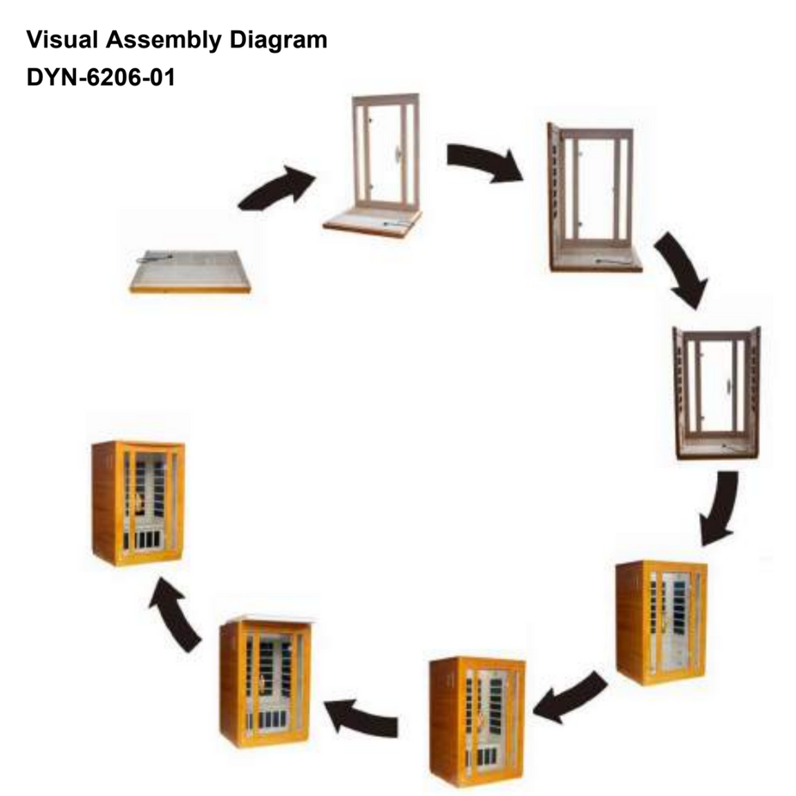 Retails- Dynamic "San Marino" 2-person Low EMF FAR Infrared Sauna DYN-6206-01