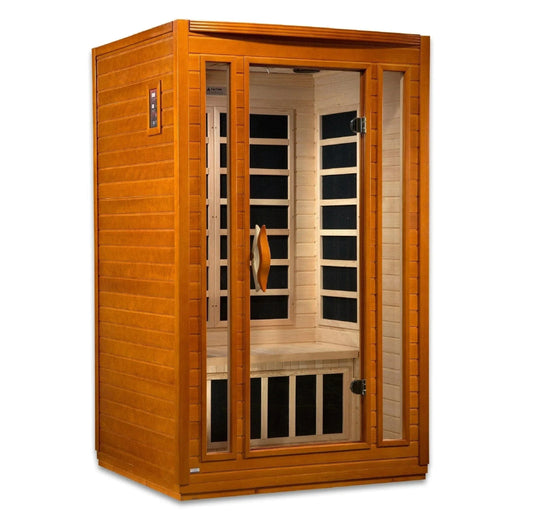 Retails- Dynamic "San Marino" 2-person Low EMF FAR Infrared Sauna DYN-6206-01