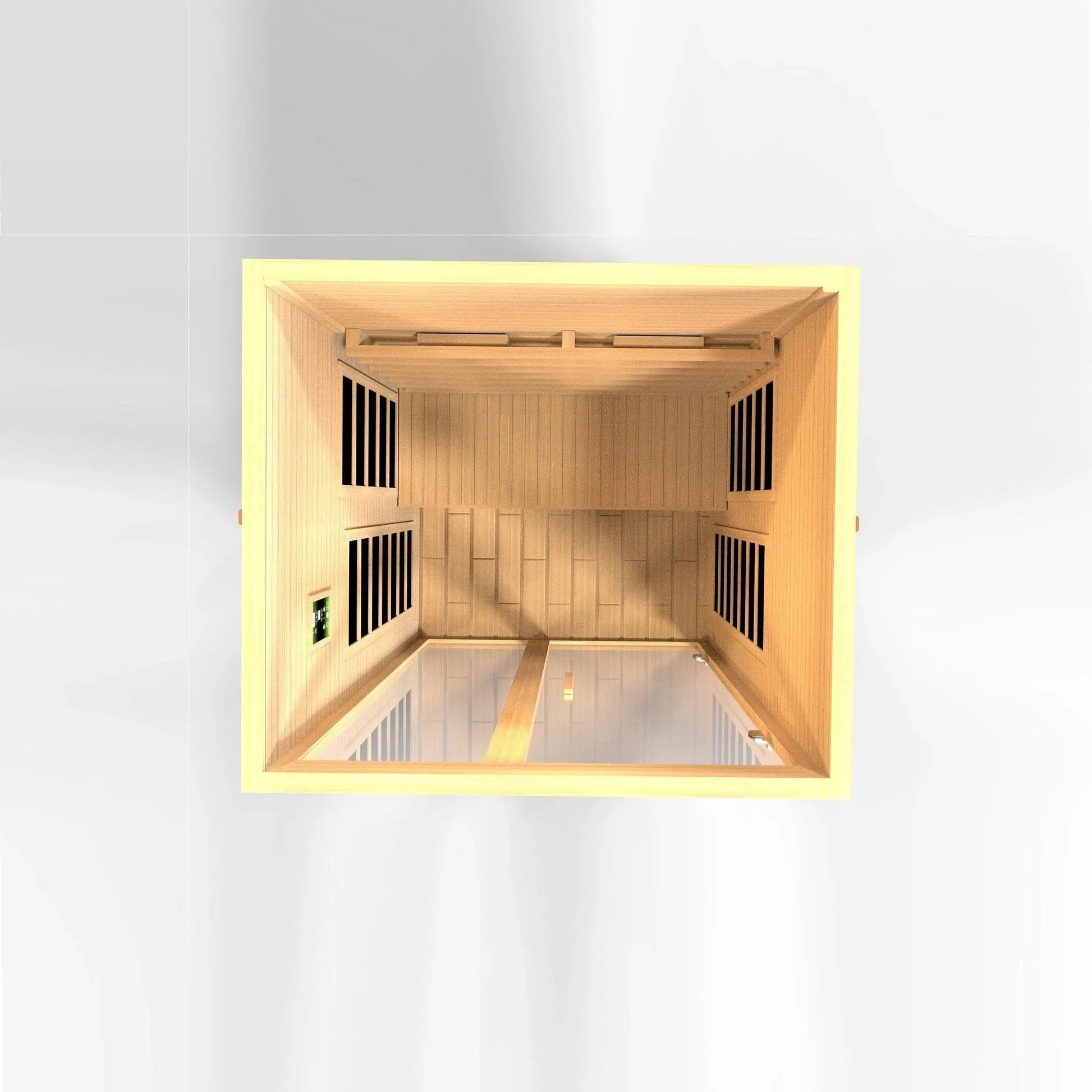 Retails- Dynamic "Santiago" 2-person Full Spectrum Near Zero EMF FAR Infrared Sauna DYN-6209-03 FS