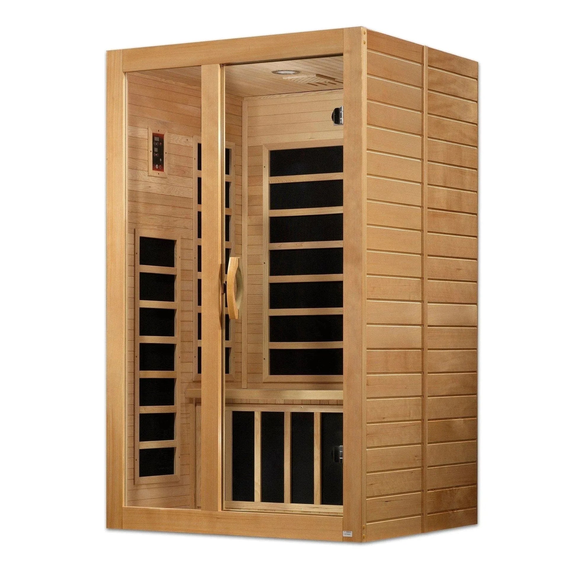 Retails- Dynamic "Santiago" 2-person Low EMF FAR Infrared Sauna DYN-6209-01