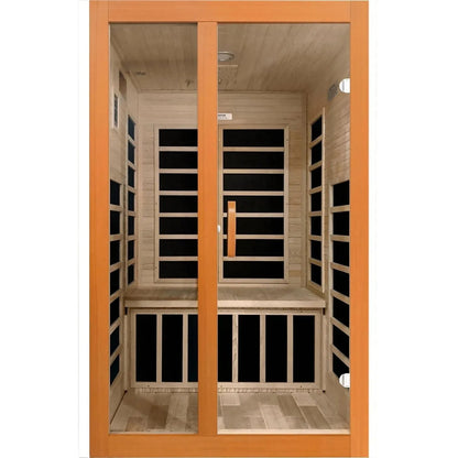 Retails- Dynamic Santiago Elite 2-person Ultra Low EMF FAR Infrared Sauna - DYN-6209-02 Elite