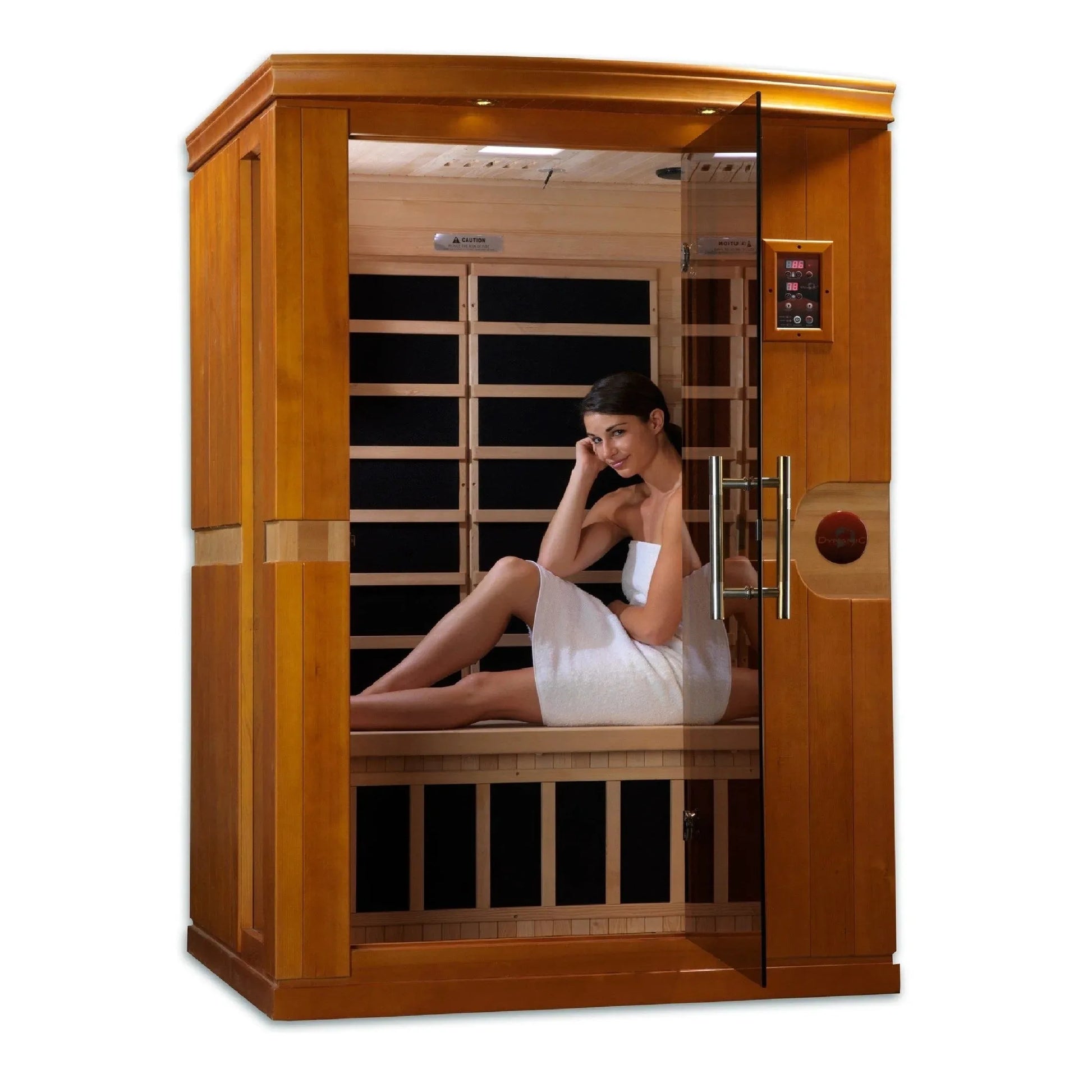 Retails- Dynamic "Venice" 2-person Low EMF FAR Infrared Sauna DYN-6210-01