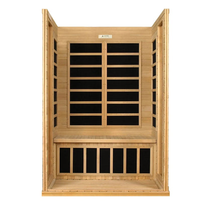 Retails- Dynamic "Versailles" 2-person Low EMF FAR Infrared Sauna DYN-6202-03