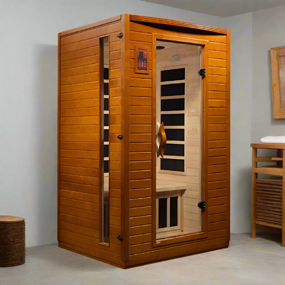 Retails- Dynamic "Versailles" 2-person Low EMF FAR Infrared Sauna DYN-6202-03