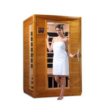Retails- Dynamic "Versailles" 2-person Low EMF FAR Infrared Sauna DYN-6202-03