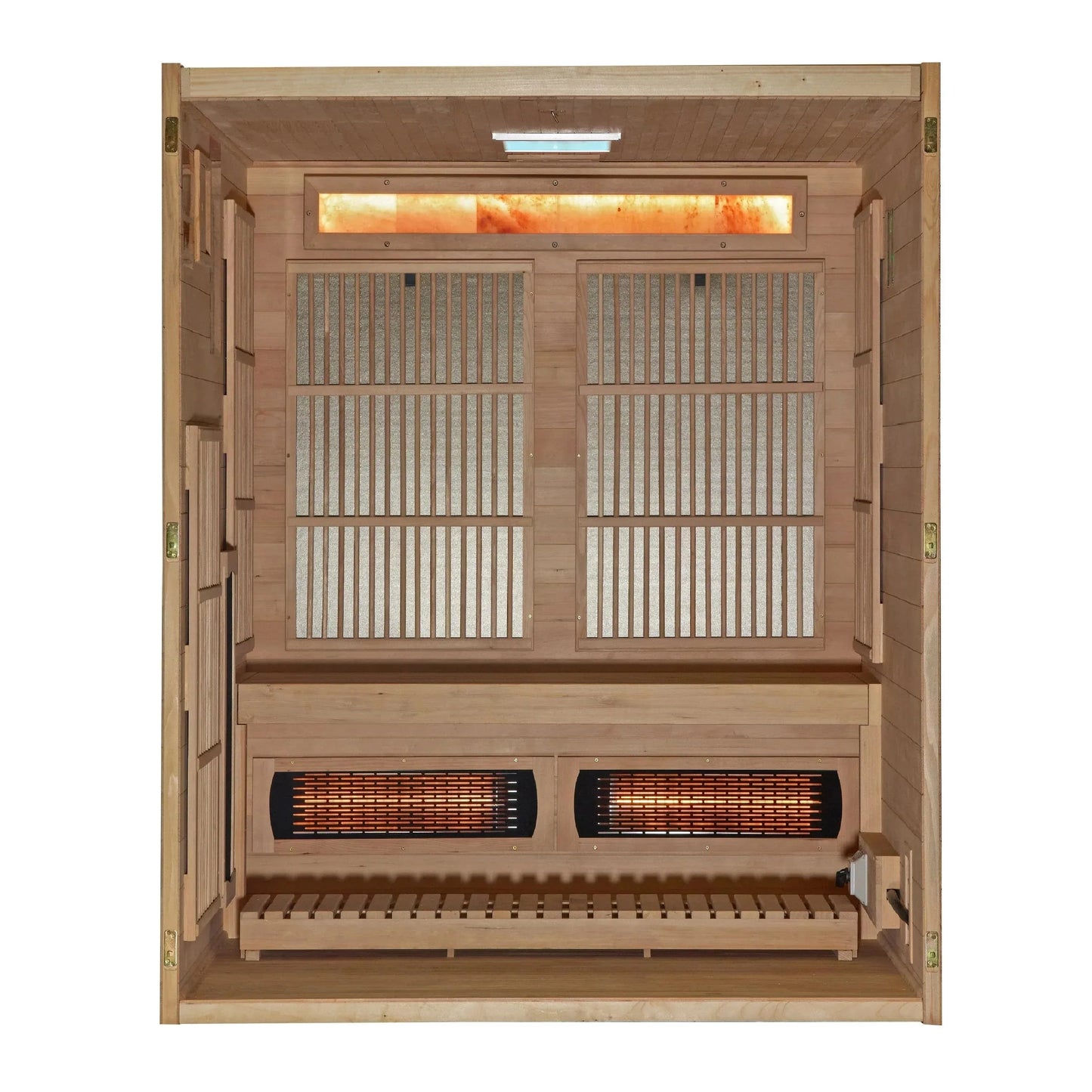 Retails- Golden Designs 2025 Soria GDI-8330-01 3 Person Hybrid Indoor Sauna.