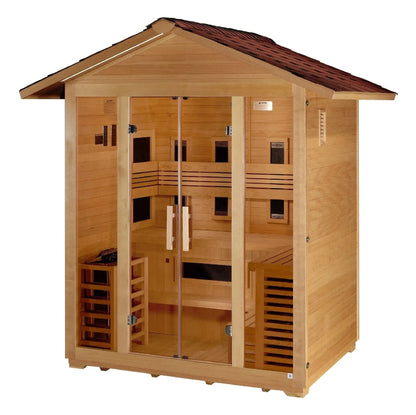 Retails- Golden Designs "Gargellen" 5 Person Hybrid Outdoor Sauna GDI-8125-01