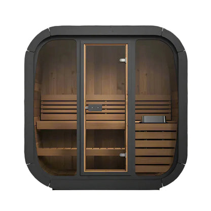 Retails- SaunaLife Model CL4G 3 Person Cube Series Outdoor Sauna Kit