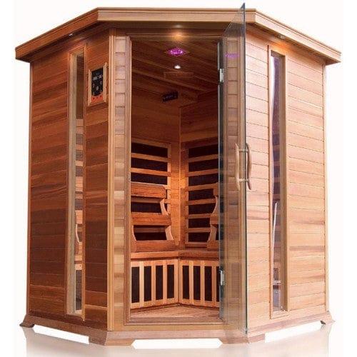 Retails- Sunray Bristol Bay 4-Person Indoor Infrared Corner Sauna 400KC