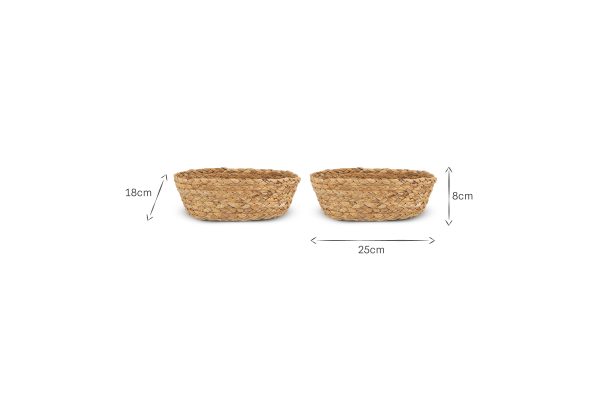 Bread Baskets - Natural (Set of 2)