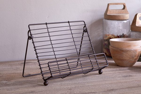 Wire Bookstand - Aged Brass