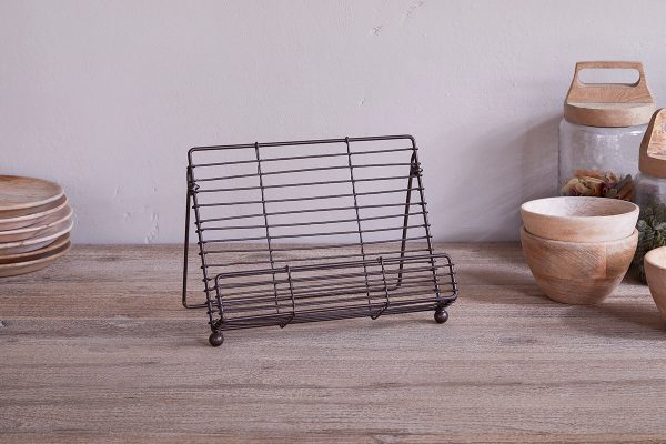 Wire Bookstand - Aged Brass
