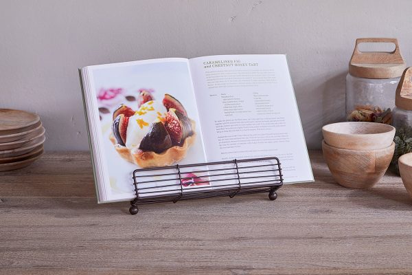 Wire Bookstand - Aged Brass