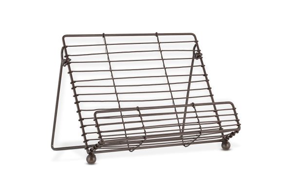 Wire Bookstand - Aged Brass