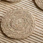 Woven Coasters - Brown (Set of 4) Woven Coasters - Brown (Set of 4)