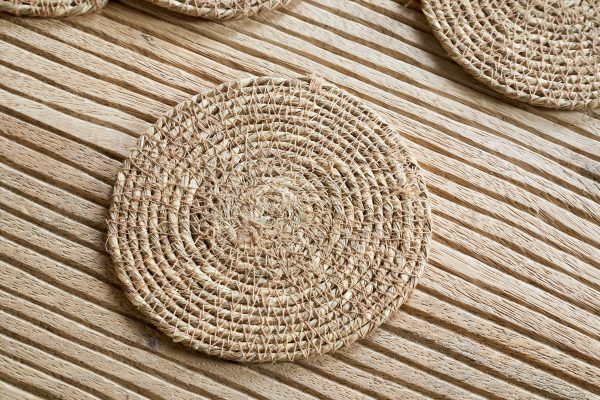 Woven Coasters - Brown (Set of 4) Woven Coasters - Brown (Set of 4)