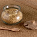 Round Storage Jar - Natural & Clear