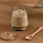 Tall Storage Jar - Natural & Clear