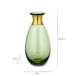 Mini Glass Vase - Green