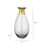 Mini Glass Vase - Smoke