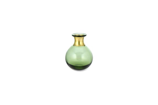 Mini Glass Vase - Green