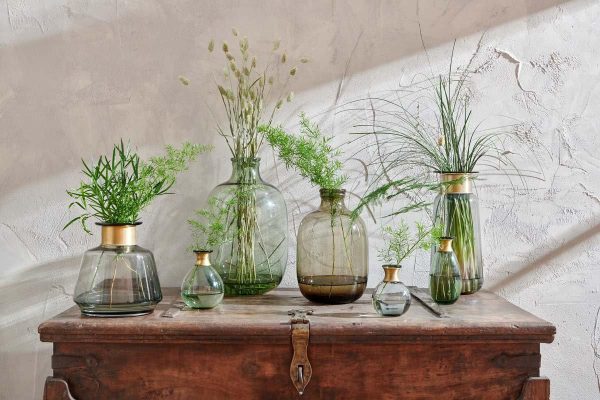 Mini Glass Vase - Green