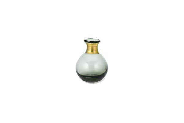 Mini Glass Vase - Smoke