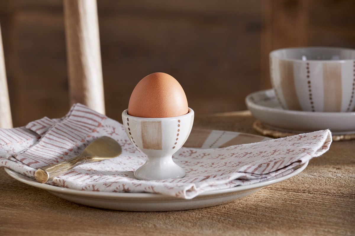 Egg Cups - Cream & Clay - (Set of 2) Egg Cups - Cream & Clay - (Set of 2)
