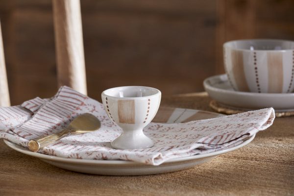 Egg Cups - Cream & Clay - (Set of 2) Egg Cups - Cream & Clay - (Set of 2)