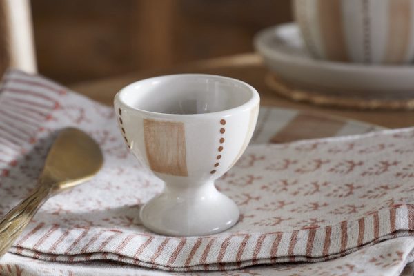 Egg Cups - Cream & Clay - (Set of 2) Egg Cups - Cream & Clay - (Set of 2)